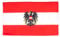 AZ FLAG - Drapeau Autriche avec aigle - 150x90 cm - Drapeau Autrichien 100% Polyester Avec Oeillets Métalliques Intégrés - Pavillon 110 g