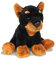 Yomiko 12109 Dobermann Hund Kuscheltier, 13 cm