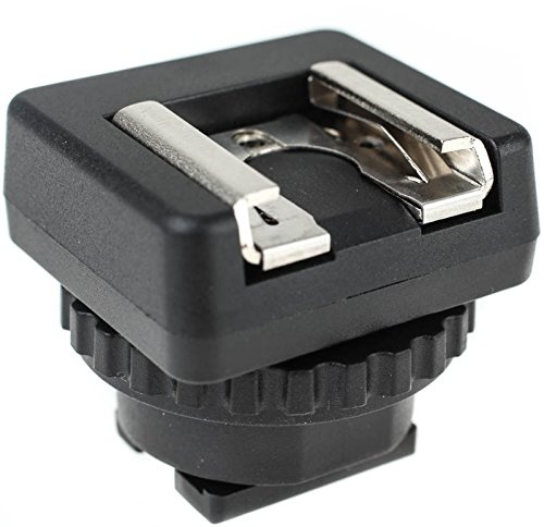 JJC Quenox MSA-MIS Adapter (Blitzschuhadapter) für Zubehör mit Standard-Aufsteckfuß an Sony Camcorder/Videokamera mit Multi Interface Shoe (MIS) - Made by