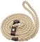 Bisley Dog Lead Natural Rope 8mm 8mm Beige