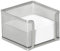 Osco MPH400-SLV - Cubo de notas de malla metálica, 400 hojas, color plateado