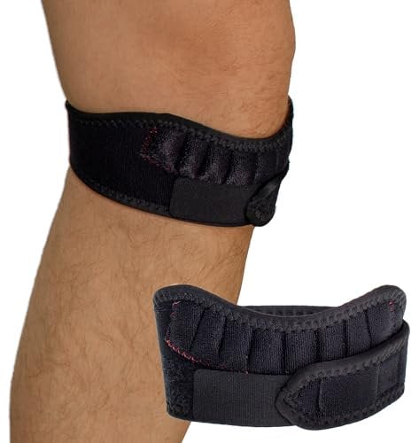 Neophysio, fascia per terapia magnetica per rotula del ginocchio con 8 magneti