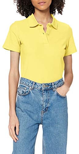 Stedman Apparel Damen Regular Fit Poloshirt Polo/ST3100, Gelb (Yellow), Größe 40 (Hersteller Größe: M)
