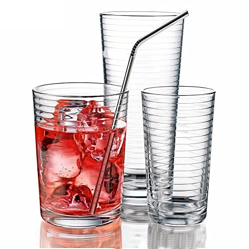 Metal Straw and Cleaner - Stainless Steel - 6 Re-useable Straws & 2 Cleaning Brushes