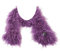 Reissner Lammfelle Boa Schal Stola aus Tibetlammfell Farbe dunkles lila JAY17 Boa-140