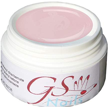 GS-Nails UV Farb-Gel für Nail-Art & Nagel-Design - 5 ml UV-härtendes Covergel - Nailgel - selbstglättendes Nagelgel - Rosa 10 - A4