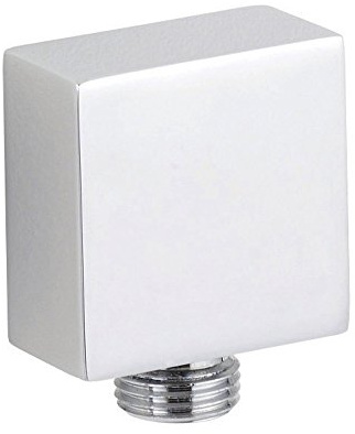 Nuie A3245 ǀ Modern Bathroom Shower Accessories Square Outlet Elbow, 53mm x 36mm, Chrome