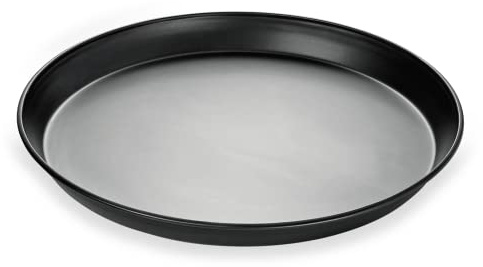 WAS Germany Pizzablech Blaublech 18cm Durchmesser 2,5cm gebördelter Rand - rundes Ofenblech zum Pizzabacken in Pizzaofen Grill Backofen - 2290 200