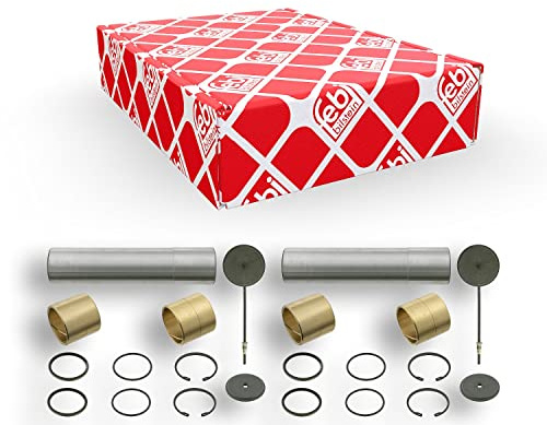 febi bilstein 06017 King Pin Set without thrust bearing, double set, pack of one