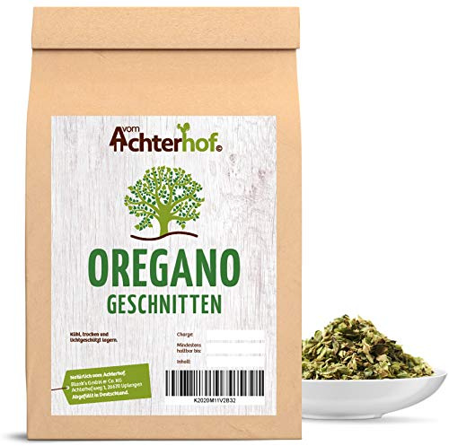 Oregano geschnitten 100g | Oregano getrocknet und gerebelt | italienische Kräuter | Oreganoblätter zum Würzen | Premium Gewürz | vom Achterhof