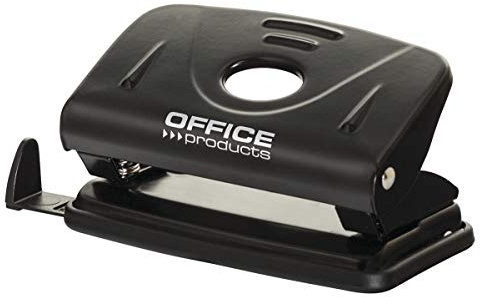 Perforatrice Office Products perfore jusqu'à 12 feuilles métalliques noir/petits accessoires de bureau/type standard/matériau-métal/couleur-noir/taille-A4/A5/A6/888