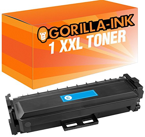 Gorilla-Ink 1 Toner Cyan XXL kompatibel mit HP CF-410X CF-411X CF-412X CF-413X MFP M377dw MFP M477 MFP M477fdn MFP M477fdw MFP M477fnw M452dw M470 M450 M452 M452dn M452nw