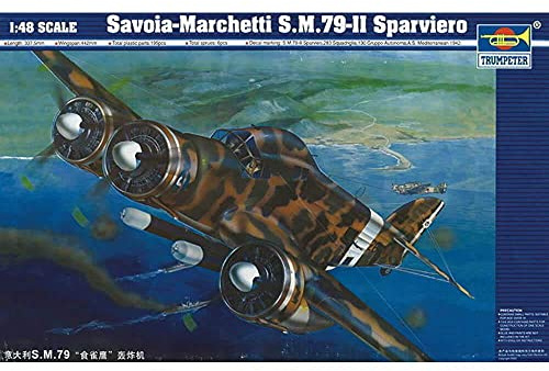 Trumpeter 02817 Modellbausatz Savoia Marchetti SM-79 II Sparviero
