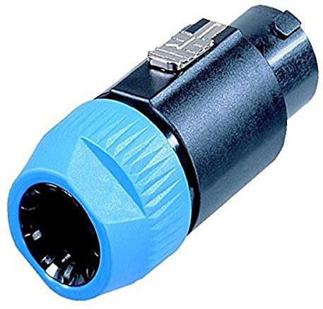 Neutrik NL8FC Speakon 8-Pole Plug, Black, Blue, 60.0 mm*35.0 mm*35.0 mm