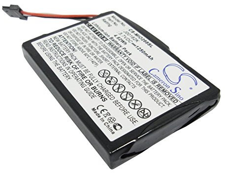 Akku passend zu Mitac Mio C510, 1250mAh / 4,6Wh, 3,7V, Li-Ion, Schwarz