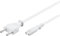 Goobay 93998 - Cable de alimentación 5 m, Blanco