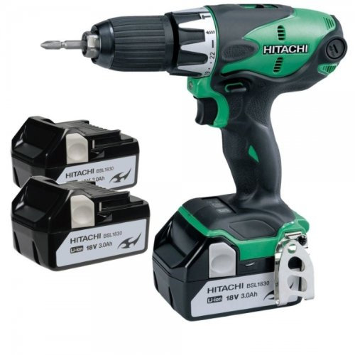 Taladro atornillador percutor bateria DV18DSL 18V HITACHI