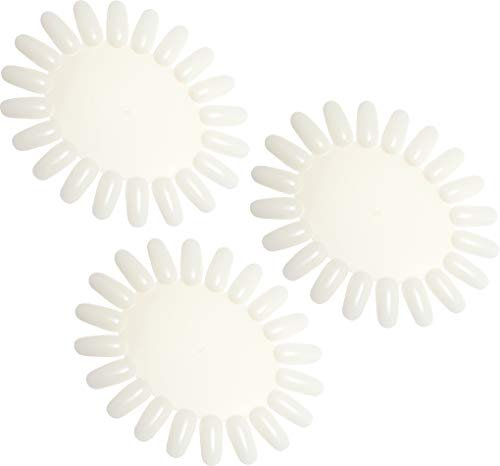 NAILFUN 3 Présentoirs à Ongles Ovales - 20 Ongles