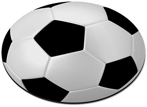 Football Ball Circular PC Computer Mouse Mat Pad