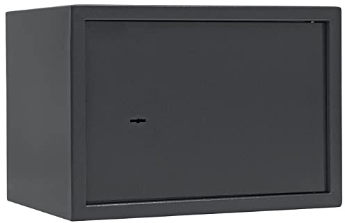 Profirst Möbeltresor Zirkum 30 Doppelbartschloss 2 Schlüssel BxHxT 43x30x32 cm herausnehmbarer Fachboden Filzunterlage am Tresorboden inkl. Befestigungsmaterial