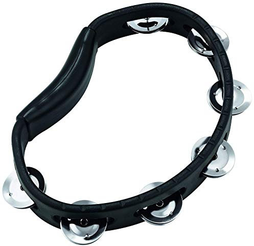 Meinl HTBK Headliner Hand-Tamburin aus ABS-Kunststoff, Schwarz