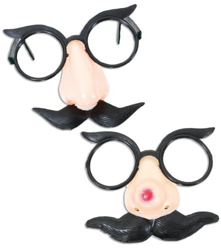 Brille mit Nase und Bart sortierte Modelle