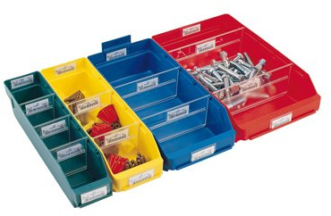 Stemo Regalkästen, PP, BxTxH 90x300x95 mm, VE 40 Stück, Farbe grün