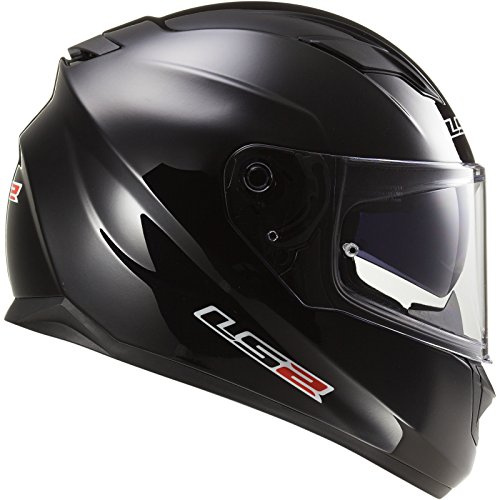LS2 103201012L Casco da moto, Nero, L