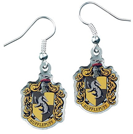 Hufflepuff Crest Earrings [UK-Import]