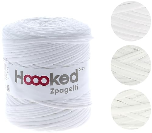 HOOOKED B.V. Gomitolo ZPAGETTI, Lily White, Taglia Unica