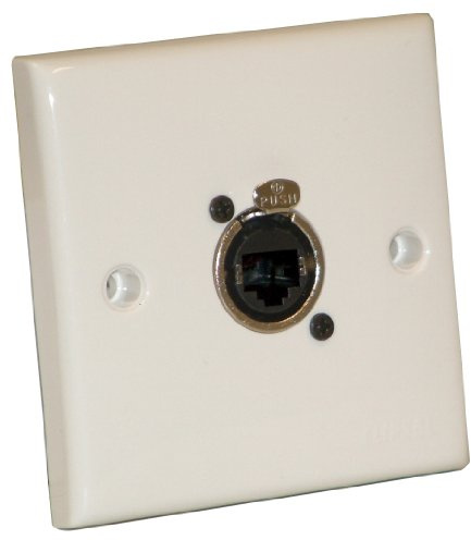 AV Wall Plate With 1 x Ethercon Socket(NE8FDV)