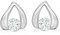Tuscany Silver Damen Ohrstecker Sterling Silber Weiß Zirkonia