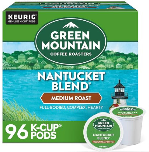 Green Mountain Coffee Roasters Nantucket Blend, Keurig Single-Serve K-Cup Pods, Medium Roast Coffee, 96 Count (Packaging May Vary)