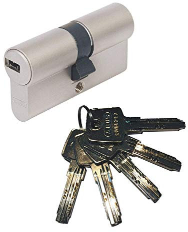 ABUS EC550 Profil-Doppelzylinder Länge 55/55mm mit 5 Schlüssel
