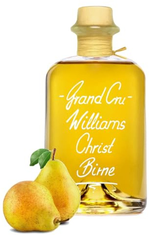 Grand Cru Williams Christ Birne 1L fruchtig & weich 40% Vol. Edelspirituose Birnenschnaps Birnenspirituose