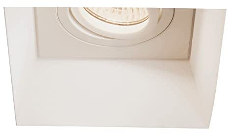 Astro Blanco Square Adjustable Indoor Downlight (Plaster), GU10 LED Lamp, Designed in Britain - 1253007-3 Years Guarantee