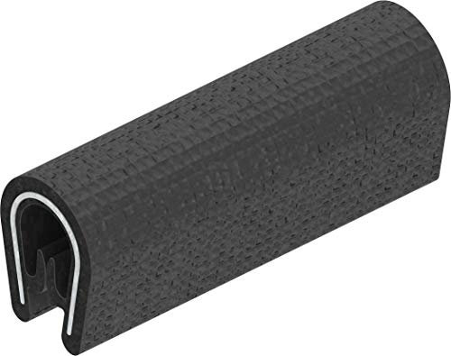 CTA Dichtungen 1x m Kantenschutz Kederband Gummiprofil Dichtprofil KB 1-3mm PVC schwarz 1C10-10