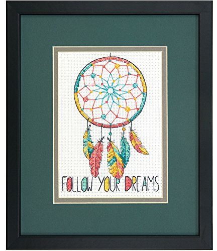 Dimensions Mini Kreuzstich gezählt: Dreamcatcher, 12.5 x 18cm, 70-65158