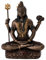 8,3 cm Lord Shiva in Lotus-Pose – Hindu Gott und Zerstörer des Bösen