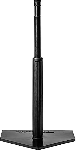 Franklin Sports Unisex, Teenager Batting Tee Baseball, Teeball und Softball Schlagübungen – Verstellbarer Teeständer – Strapazierfähiges Schlag-T-Shirt, schwarz