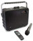 Caliber Karaoke Set - Partybox mit Mikrofon - Bluetooth - FM - USB - SD - Kabellos für bis zu 8 Stunden - 40W - Mit Trageriemen - Schwarz - 242 x 140 x 300 mm