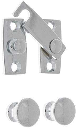 idh by St. Simons 21021-026 Professional Grade Quality Genuine Solid Brass Shutter bar Kit, Polished Chrome
