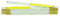 Metrica 23160 Holzgliedermassstab 2 m, rote Dezimalen, weiß/gelb