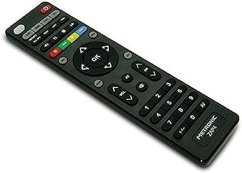 Metronic 495325 Telecomando Universale 4 in 1 per TV e Decoder Digitale Terrestre o Satellitare, lettore DVD,Compatibile con tutte le Principali Marche e Modelli, Facile da Programmare