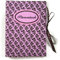 Sammelmappe DIN A5 - STAMMBUCH Blumenmuster rosa-braun - bettina bruder®