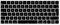 MiNGFi Silicone English QWERTY Keyboard Cover for Apple Magic Keyboard A1644 (2015-2016) EU/ISO Layout - Black