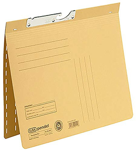 ELBA Pendelhefter, DIN A4, Manilakarton, 320 g/qm, gelb
