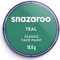 Snazaroo - Peinture Pour Visage et le Corps, Maquillage Pour Visage et Déguisement, Pour Enfants et Adults,Fard 18 ML, Couleur Vert Canard
