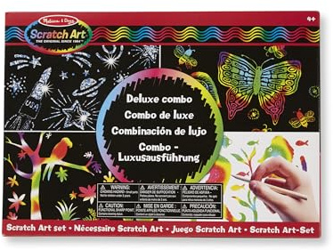 Melissa & Doug 15981 - Scratch Art-Set - Combo - Luxusausführung