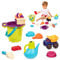 B. toys Sandspielzeug 11 Teile mit Tasche –Sandkasten Spielzeug, Strand, Spielplatz mit Eimer, Schaufel, Sandförmchen, Kipper – Spielzeug ab 18 Monaten